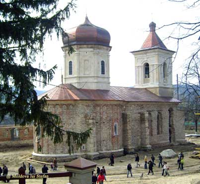 Manastirea Capriana - Biserica Adormirea Maicii Domnului, restaurare 2007